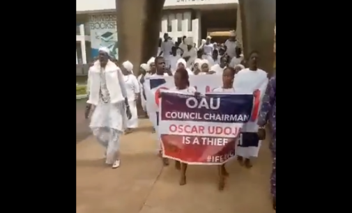 EXTRA: Ife locals invade OAU with ‘charms’ amid discord over VC’s appointment