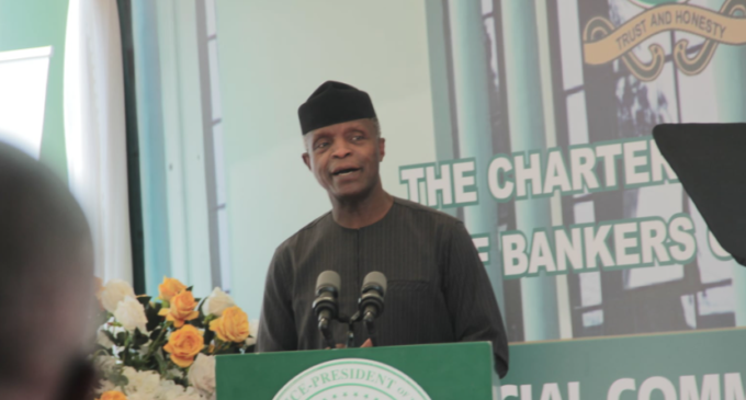 Osinbajo lauds CIBN’s contribution to Nigeria’s banking sector
