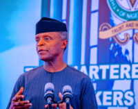 Sources: Osinbajo will not declare for presidency on Thursday