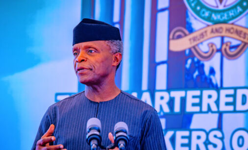 Sources: Osinbajo will not declare for presidency on Thursday
