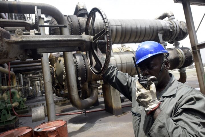 Oil refinery in Port Harcourt, Rivers state