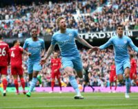 EPL: Man City retain title advantage after pulsating draw with Liverpool