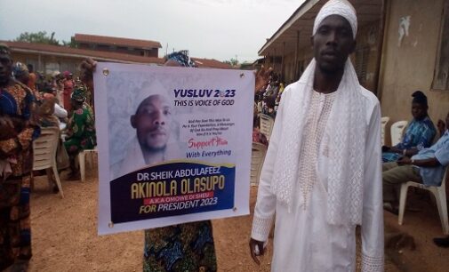 EXTRA: Islamic cleric declares for president, says God sent him to solve Nigeria’s problems