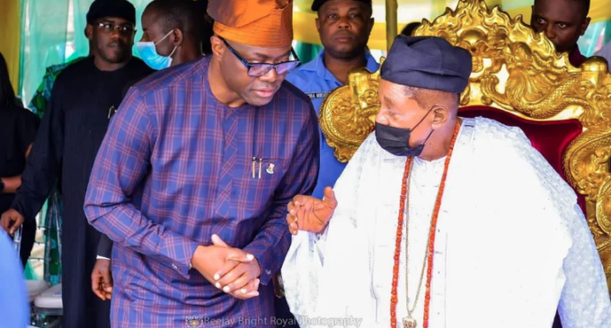 Alaafin rose to become worthy exemplar for royal leadership in Africa, says Makinde