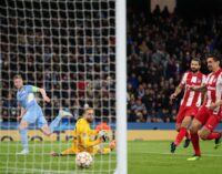UCL: De Bruyne’s winner hands City advantage as Liverpool beat Benfica