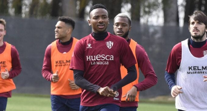 Spanish footballers’ association to sue Huesca over ‘violation’ of Nwakali’s rights