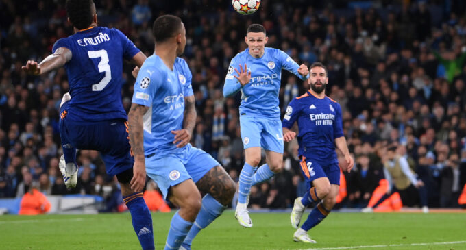 UCL: Man City edge Real Madrid in 7-goal classic