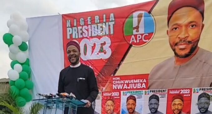 I solemnly accept to run for president, says Nwajiuba as support group presents APC forms