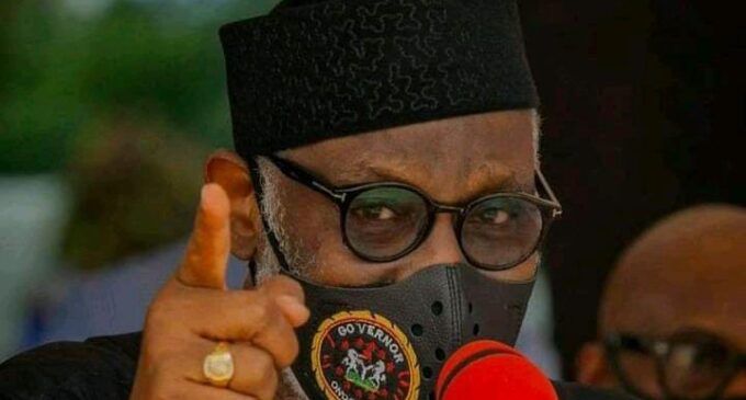 Akeredolu to Buhari: Allow old, new naira notes co-exist | it’ll be a good parting gift