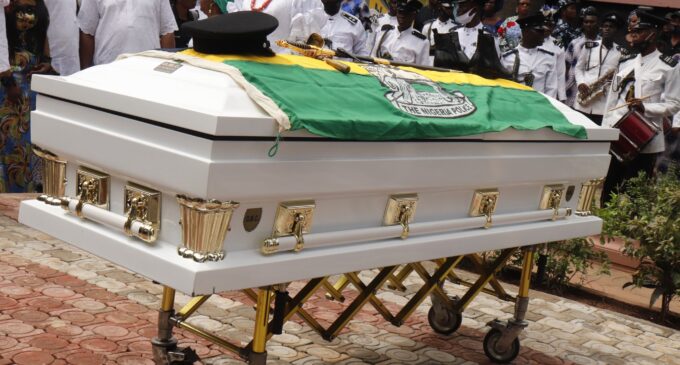 PHOTOS: Egbunike, police DIG who investigated DCP Kyari, laid to rest in Anambra
