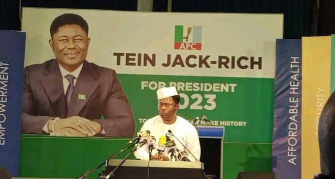 ‘I won’t take loans’ — Jack-Rich, APC presidential hopeful, formally declares bid