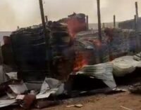 Shops, vehicles destroyed as riot breaks out in Abuja market