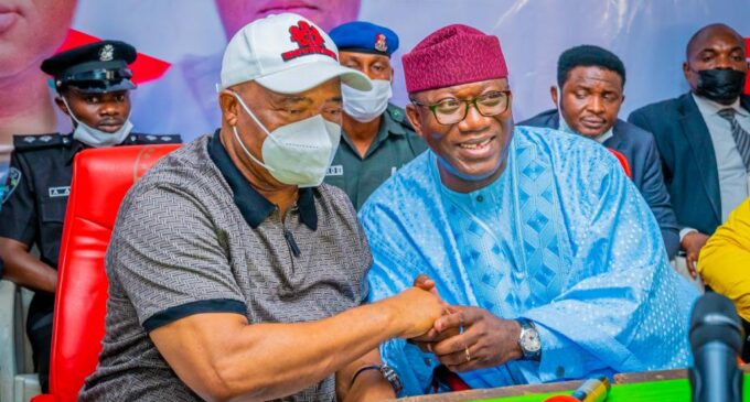 Imo APC delegates will look favourably in your direction, Uzodimma tells Fayemi