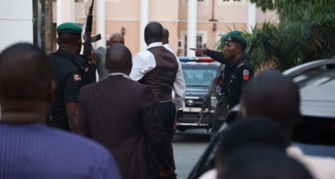 EFCC arrests Okorocha after forcefully entering his home