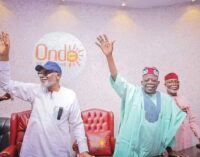 Next president must come from south, says Akeredolu as Tinubu meets Ondo delegates