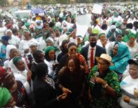 2023: Women groups lead solidarity march for Yahaya Bello in Akure