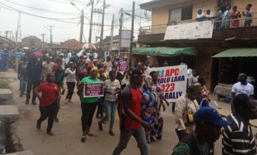 APC members protest ‘imposition’ of Lagos assembly member contesting fifth term