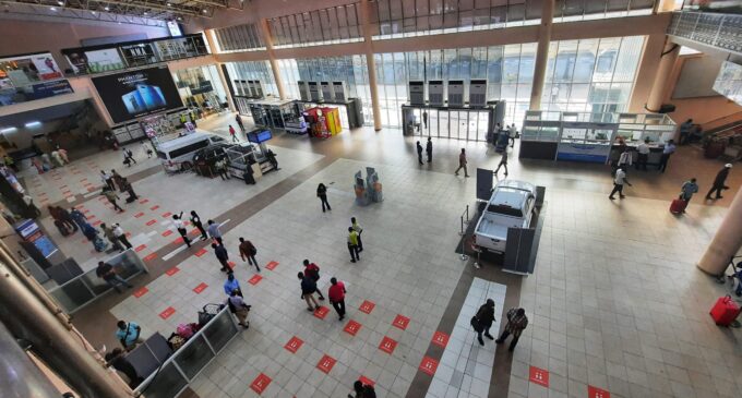 PHOTOS: Lagos airport scanty despite suspension of airline operators’ strike