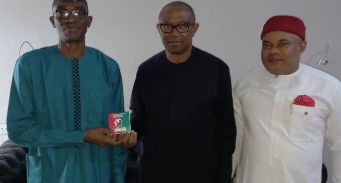 ‘Route to take Nigeria from consumption to production’ — Peter Obi joins Labour Party