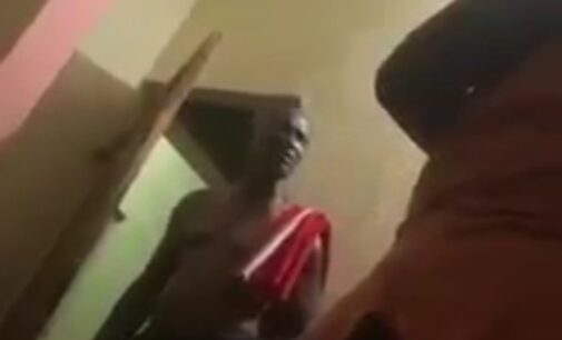 VIDEO: Abuja man threatens to send wife to grave over dispute