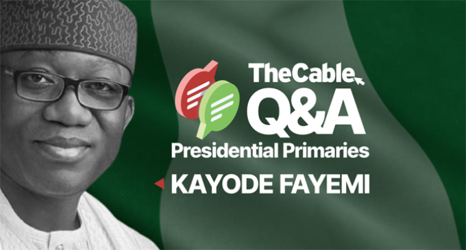 TheCable Q&A: Fayemi on fuel subsidy, Biafra agitations and his big idea for Nigeria