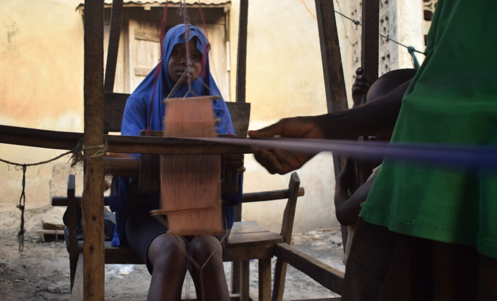 traditional cloth weaving