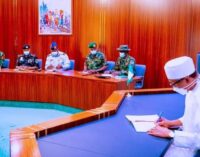 Buhari: It’s duty of security agencies to know terrorists’ hideouts — and eliminate them