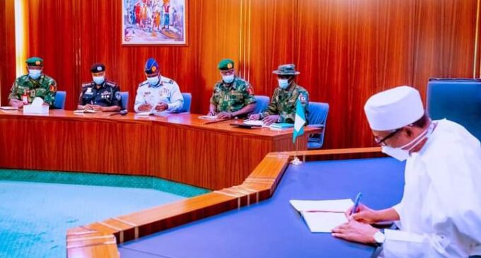 Buhari: It’s duty of security agencies to know terrorists’ hideouts — and eliminate them