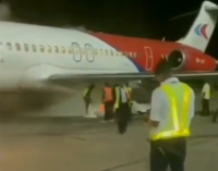 Take-off aborted as tyres of aircraft carrying 50 passengers catch fire at Port Harcourt airport