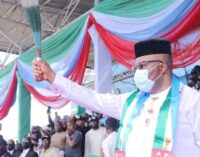 ‘I won’t let Nigeria sink’ — Akpabio joins presidential race