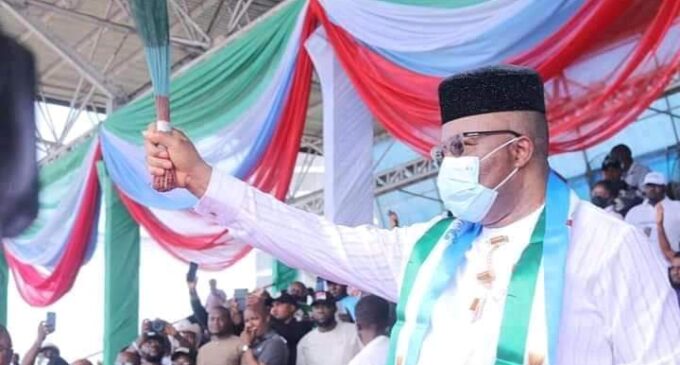 ‘I won’t let Nigeria sink’ — Akpabio joins presidential race