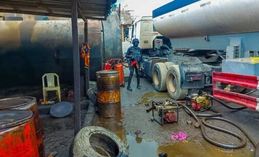 NSCDC arrests 19 persons, recover 81 trucks at ‘illegal oil storage site’ in Lagos