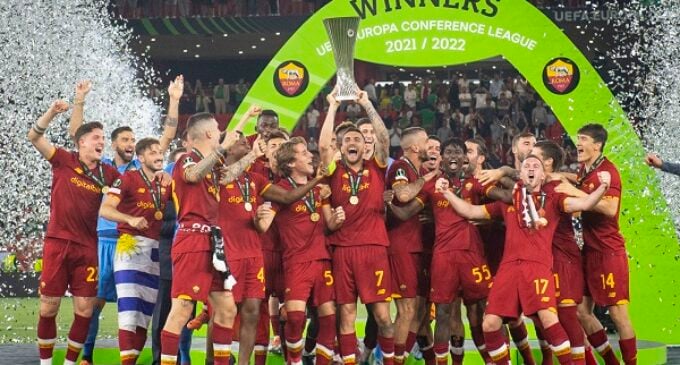 Mourinho makes history as Roma win first UEFA Europa Conference League