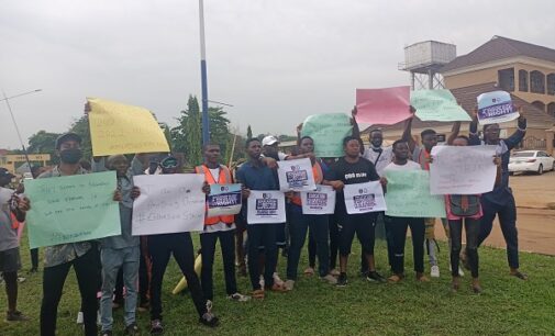 UNILORIN students protest ASUU strike