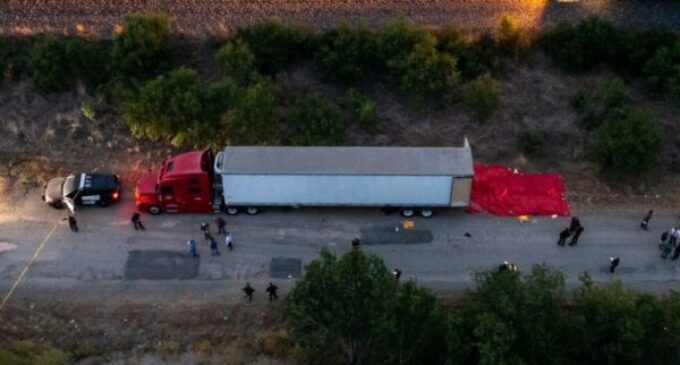 46 migrants found dead inside abandoned truck along US-Mexico border