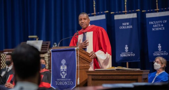 Ujiri, Nigerian who led Raptors to first NBA title, bags honorary doctorate degree from Toronto varsity