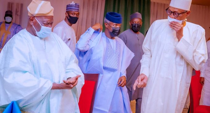 Use your influence to push for consensus candidate, Buhari tells APC caucus