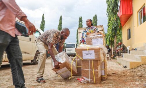 PHOTOS: INEC distributes election materials for Ekiti guber poll