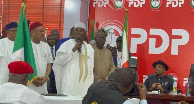 Presidential primary: PDP issues certificate of return to Atiku