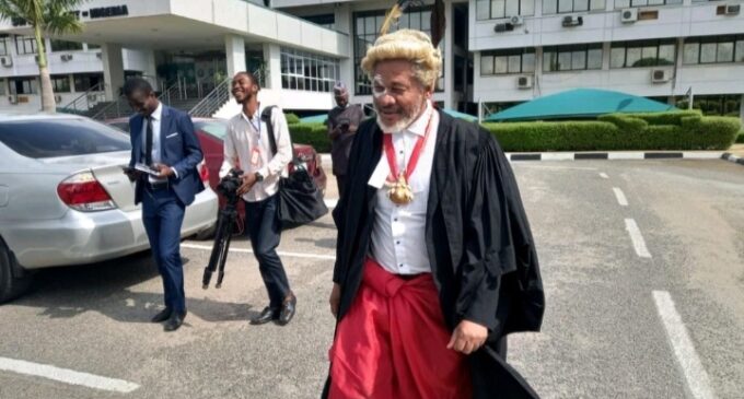 EXTRA: Lawyer appears in supreme court dressed as ‘juju priest’ — after hijab verdict