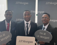 PHOTOS: 3 Nigerians bag internship at JP Morgan — one of world’s largest banks