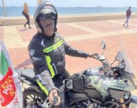 Bill Gates hails ‘incredible’ Nigerian biker who rode from London to Lagos to fight polio