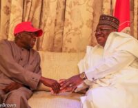 PHOTOS: Tinubu visits Lawan, Okorocha amid campaign for presidency