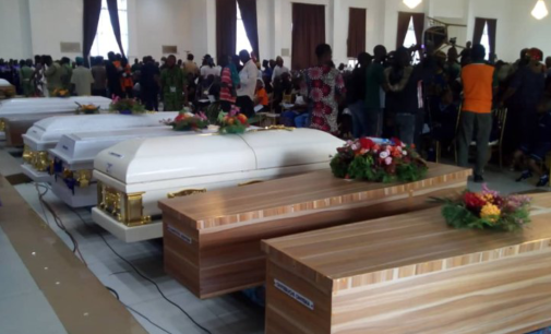 PHOTOS: Funeral of Owo attack victims begins amid tears