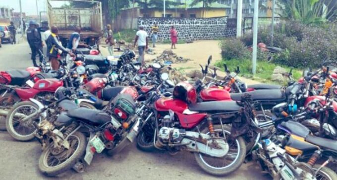 Chaos in Idi-Araba as motorcyclists clash with police over Lagos okada ban