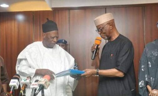 WORD FOR WORD: ‘One aspirant said consensus must be built on him’ — Oyegun’s remarks at presentation of report
