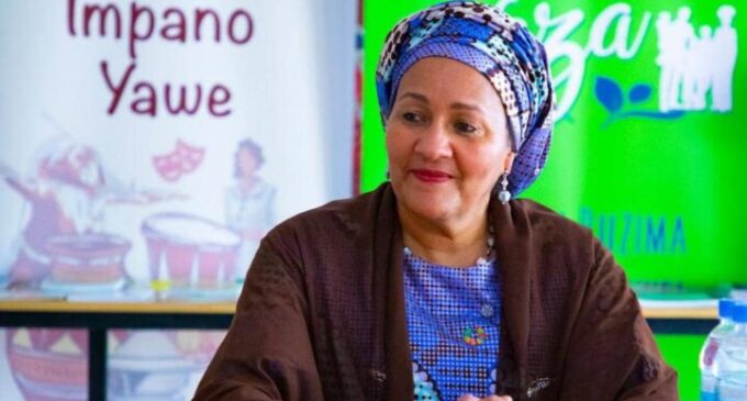 Amina Mohammed tests positive for COVID, says she’s grateful to be vaccinated