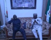 PHOTOS: Oyebanji, Ekiti governor-elect, visits Fayose in Lagos