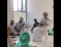 VIDEO: Islamic clerics pray for Bobrisky at his N400m house unveiling