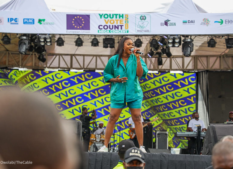 PHOTOS: Waje, Phyno, Asake perform at free concert in Abuja PVC drive